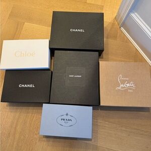 Designer Shoe and Accessory Boxes Set